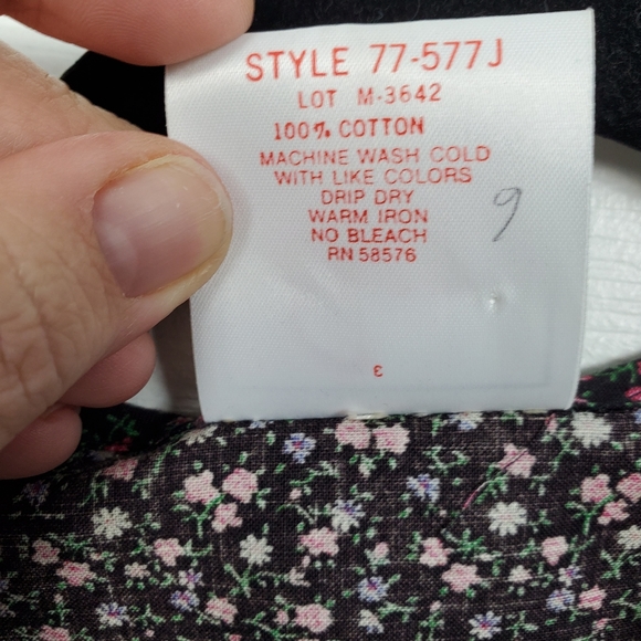 Eber International Size 9 Vintage Dress - Picture 6 of 9